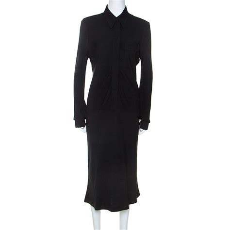 hermes black dress